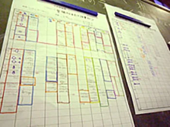 在庫を持たないものづくりに関する作業現場